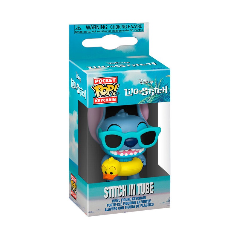 Llavero Pocket POP Disney Lilo & Stitch - Stitch in Tube