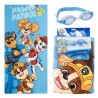 Set toalla + gafas natacion Patrulla Canina Paw Patrol - imagen 1
