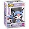 Figura POP Hello Kitty Kuromi As Baku Flocked - imagen 2
