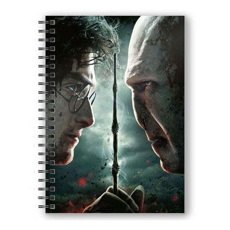 Cuaderno A5 3D Harry vs Voldemort Harry Potter