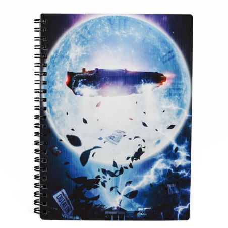 Cuaderno 3D BTTF Delorean Regreso al Futuro