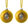 Bola Navidad Hufflepuff Harry Potter - imagen 1