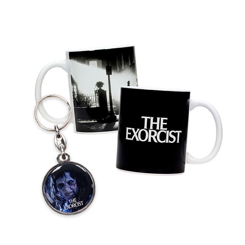 Taza + Llavero metalico El Exorcista