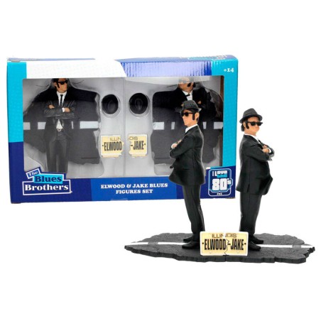 Blister 2 figuras Jake and Elwood Blues Brothers 18cm