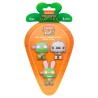 Blister 3 figuras Carrot Pocket POP Tortugas Ninja Donatello Shredder Michelangelo Pascua - imagen 1