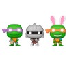 Blister 3 figuras Carrot Pocket POP Tortugas Ninja Donatello Shredder Michelangelo Pascua - imagen 2