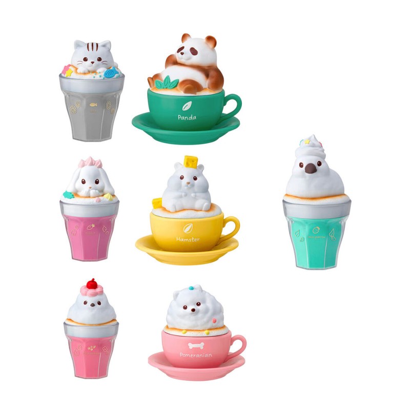 Figura CharaLatte Art Case Animals surtido