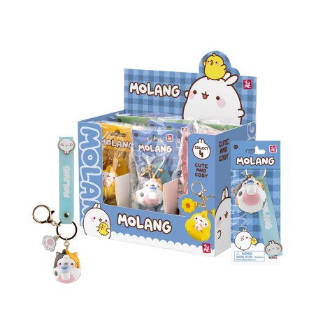 Llavero figura Animal Costume Molang 5cm surtido