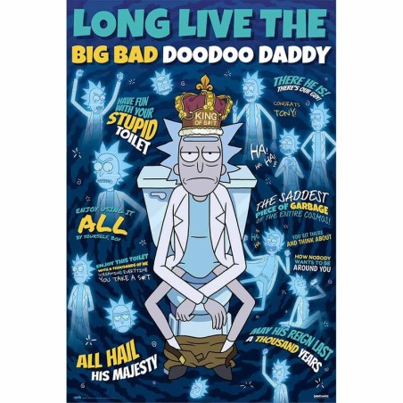 Poster Doodoo Daddy Rick & Morty