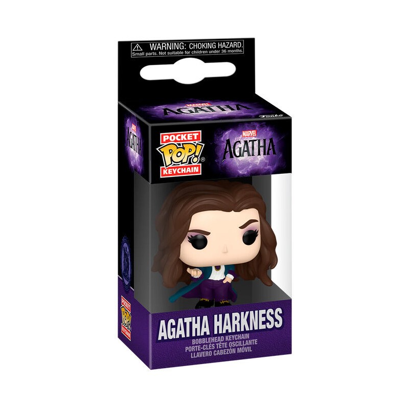 Llavero Pocket POP Marvel Agatha - Agatha Harkness