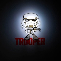 Lampara 3D Light FX mini Storm Trooper Star Wars