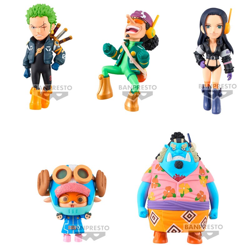Figura World Collectable Egg Head 2 One Piece 7cm surtido