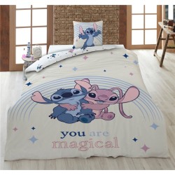 Funda nordica Angel & Stitch Disney cama 90cm policotton
