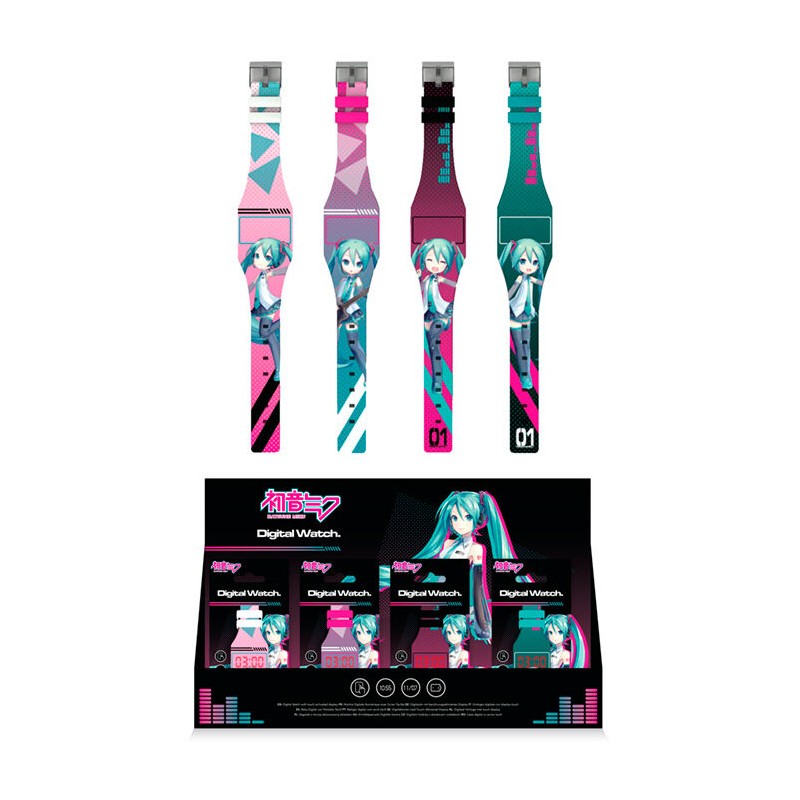 Reloj digital Hatsune Miku surtido