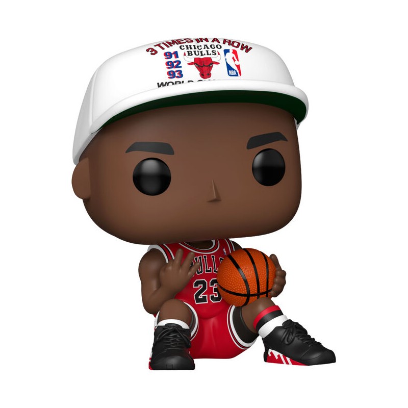 Figura POP NBA Chicago Bulls Michael Jordan 3 Times in a Row