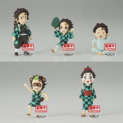 Figura Tanjiro Kamado Demon Slayer Kimetsu no Yaiba 7cm surtido