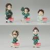 Figura Tanjiro Kamado Demon Slayer Kimetsu no Yaiba 7cm surtido - imagen 1