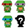 Blister 4 figuras Bitty POP Tortugas Ninja Blit - imagen 2