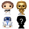 Blister 4 figuras Bitty POP Star Wars Leia - imagen 2