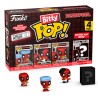 Blister 4 figuras Bitty POP Marvel Deadpool Bathtime - imagen 1