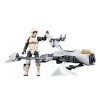 Figura Speeder Bike Scout Trooper & Grogu the Mandalorian Star Wars 9cm - imagen 1