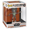 Figura POP Deluxe Star Wars The Mandalorian IG-12 with Grogu - imagen 1