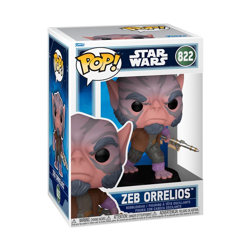 Figura POP Star Wars Mandalorian & Grogu Zeb Orrelios