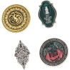 Blister set 4 pins Juego de Tronos La Casa del Dragon - imagen 1
