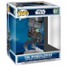 Figura POP Rides Deluxe Star Wars Mandalorian & Grogu The Mandalorian with Grogu in Imperial Remnant AT-RT - imagen 1