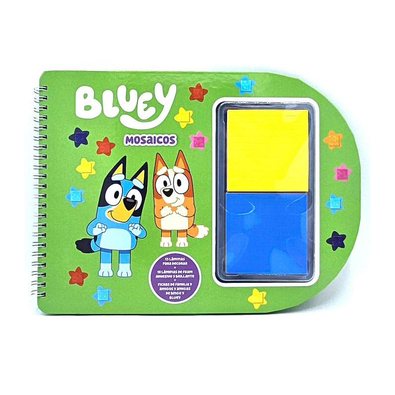Libreta Mosaicos Bluey