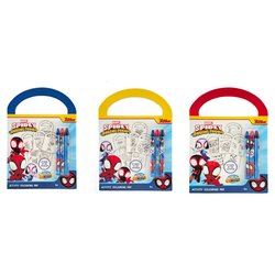 Set actividades y colorear Spiderman Marvel surtido