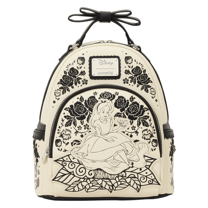 Mochila Floral Alicia en el Pais de las Maravillas Disney Loungefly 26cm
