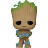 Figura POP Marvel I am Groot - Groot with Grunds - imagen 2