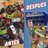 Caja organizadora de coches con pista y area de juego Hot Wheels - imagen 2