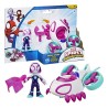 Figura + Vehiculo Ghost Spider Spidey y Su Superequipo Marvel - imagen 1