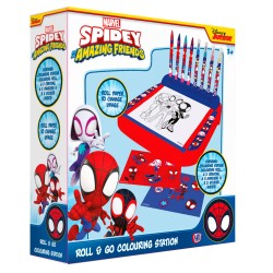 Estacion Dibujo Roll & Go Spidey Marvel