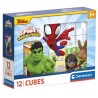 Puzzle cubo Spidey Marvel 12pzs - imagen 1