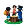 Figura Ichibansho Ace & Sabo & Luffy Dramatic Memories One Piece 10cm - imagen 2