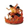 Figura Ichibansho Ace & Luffy Dramatic Memories One Piece 15cm - imagen 1