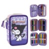 Plumier Kuromi Hello Kitty triple - imagen 1
