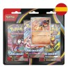 Blister 3 sobres cartas Caos Creciente Megaevolucion Pokemon español - imagen 1