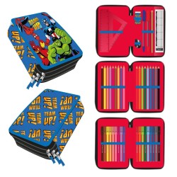 Plumier Vengadores Avengers Marvel triple