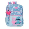 Mochila Hearts Stitch Disney 38cm adaptable - imagen 1