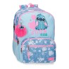Mochila Hearts Stitch Disney 44cm adaptable - imagen 1