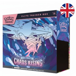 Estuche cartas Entrenador Elite Megaevolution Chaos Rising Pokemon ingles