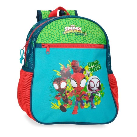 Mochila Dino-Webs Spiderman Marvel 33cm adaptable