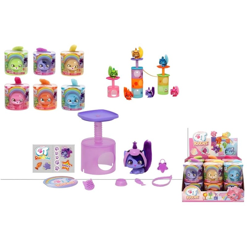 Juguete Gatito Rainbow Kitties surtido