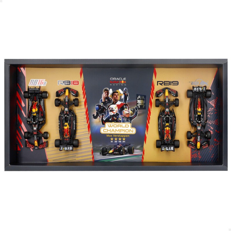 Blister 4 coches Campeonatos F1 Red Bull metal