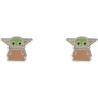Pendientes Grogu The Mandalorian Star Wars plata - imagen 1