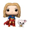 Figura POP DC Comics Supergirl Buddy Supergirl with Puppy Krypto - imagen 1